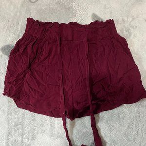 Ambiance Apparel Maroon shorts